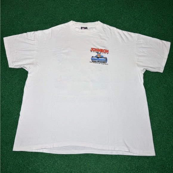 Vintage 90s Big Johnson Deep Socket Wrench Funny Humor Retro 2XL T Shirt - Picture 4 of 8